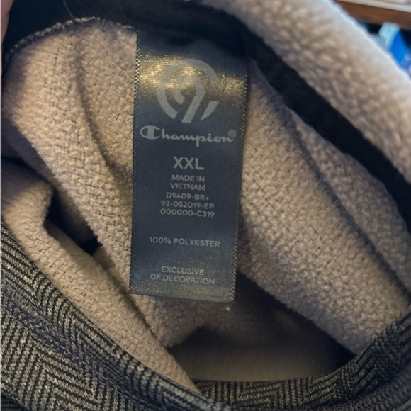 Champion Women's Gray Hoodie Sweatshirt - Picture 5 of 6